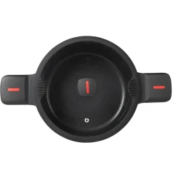 Casseruola in alluminio pressofuso con coperchio in vetro Linea Grenoble diametro 24 cm