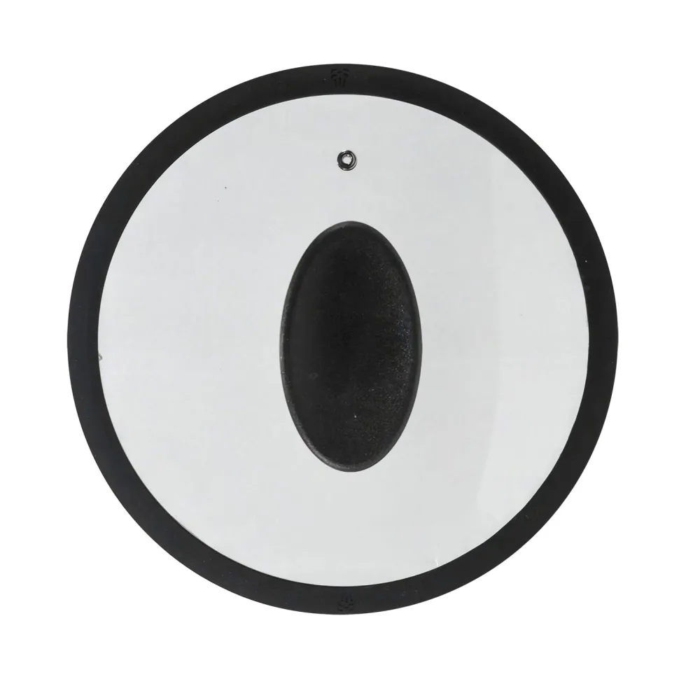 Coperchio in Vetro Temperato con Bordo in Silicone diametro 16 cm