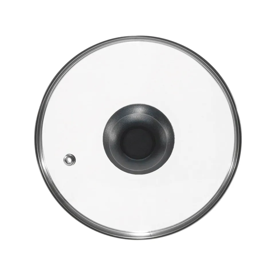 Coperchio in Vetro Temperato con Valvola di Sfiato diametro 22 cm