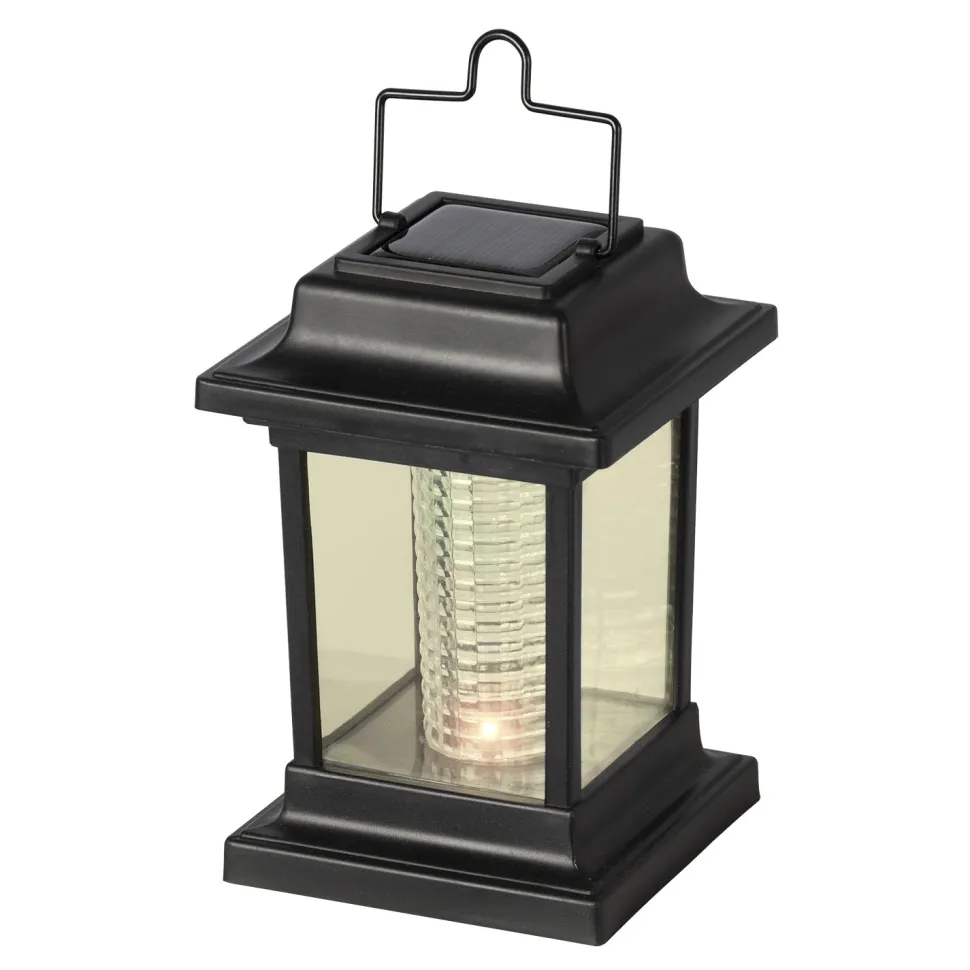 Lampada Solare LED da giardino Luce Calda h14 cm