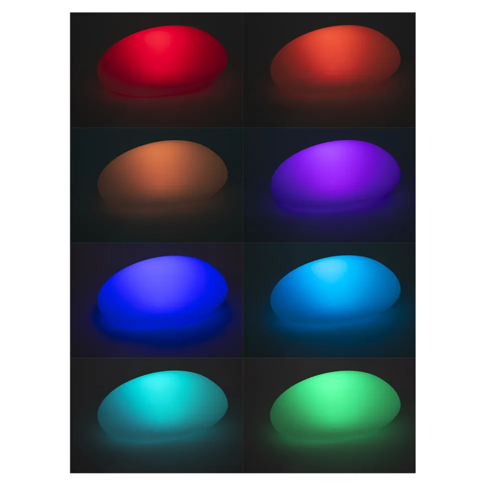 Lampada Solare Led Multicolor da esterno con telecomando MooNy 40x30 cm