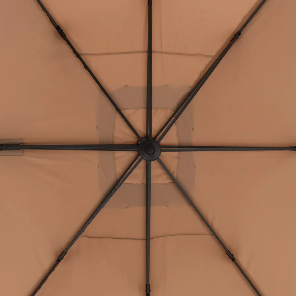 Ombrellone a Lampada con flap telo Camel 3x4 metri