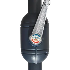 Ombrellone da giardino con 32 LED e Pannello Solare Verde diametro 3 metri