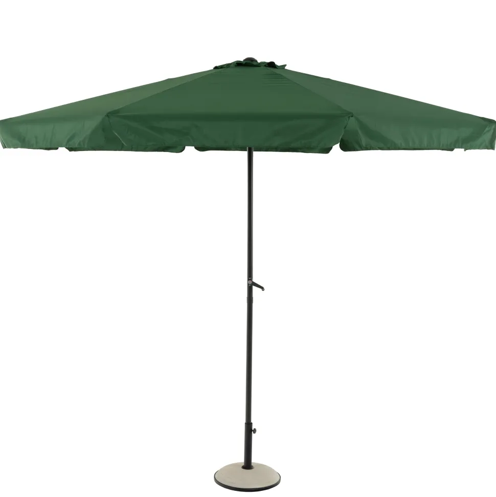 Ombrellone da giardino Verde con falda e carrucola diametro 3 metri
