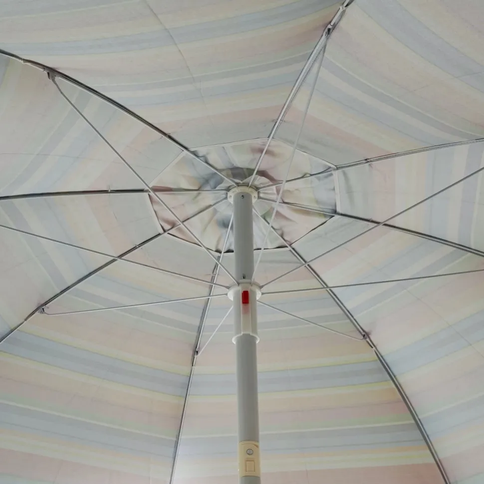 Ombrellone Mare con Snodo e Fodera abbinata h217 cm diametro 220 cm