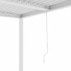 Pergola Bioclimatica in Alluminio Bianca 3x3 metri