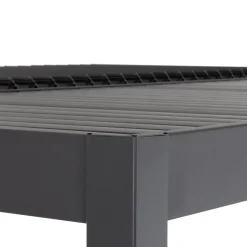 Pergola Bioclimatica in Alluminio Grigio Scuro 3x4 metri