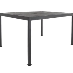 Pergola Bioclimatica in Alluminio Grigio Scuro 3x4 metri