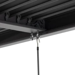 Pergola Bioclimatica in Alluminio Grigio Scuro 3x4 metri