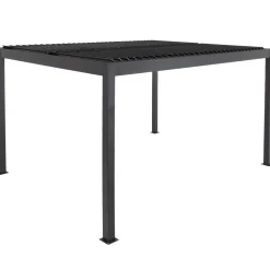 Pergola Bioclimatica in Alluminio Grigio Scuro 3x4 metri