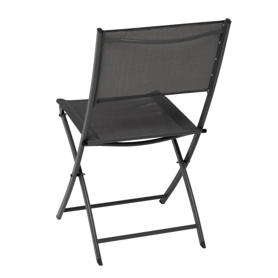 Set da giardino 3 pezzi Tavolo con 2 Sedie Richiudibili – Design compatto per Balcone e Giardino