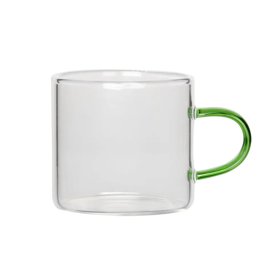 Set 6 Tazzine da Caffè Coffee Break in Vetro Borosilicato 9 cl