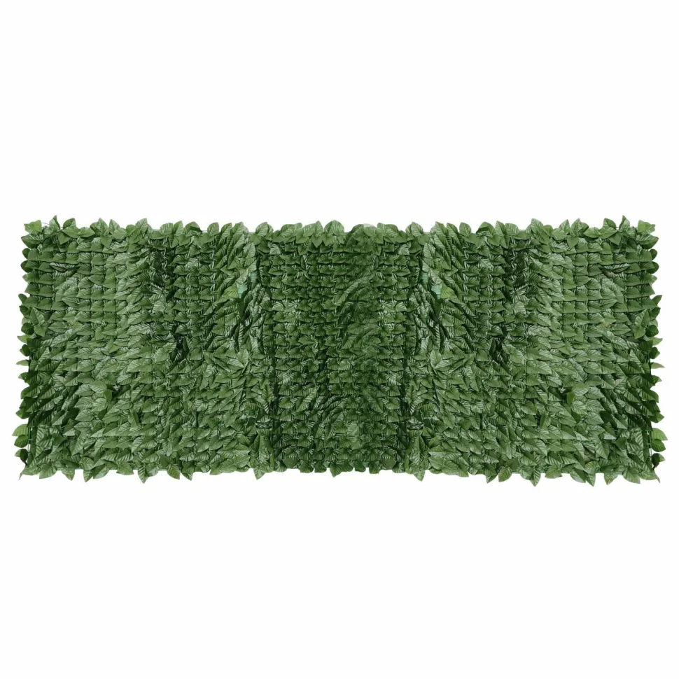 Siepe Artificiale con foglie e rete ombreggiante h100x300 cm