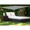 Telo ombreggiante Vela da giardino rettangolare Grigio 3x4 metri