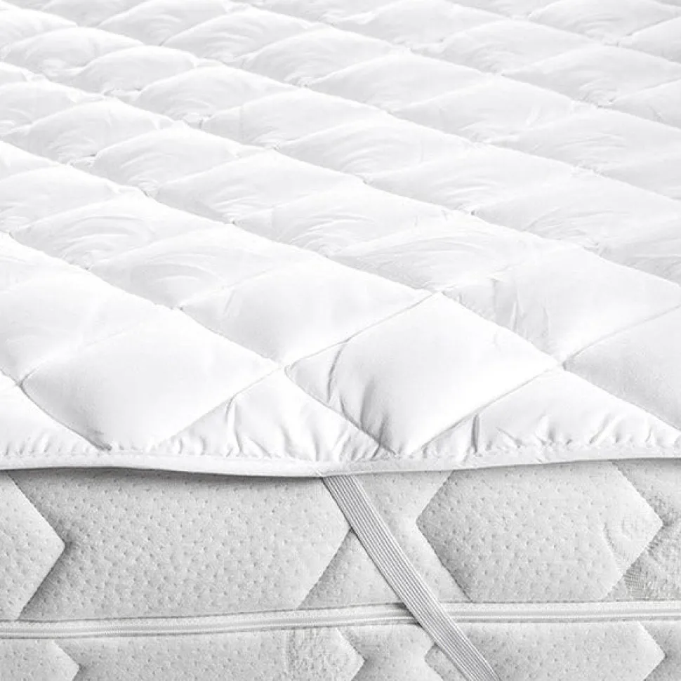 Topper trapuntato con elastici per letto singolo 90x200 cm