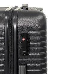 Trolley Semirigido 19" Nero in ABS con 4 ruote
