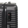 Trolley Semirigido 24" Nero in ABS con 4 ruote
